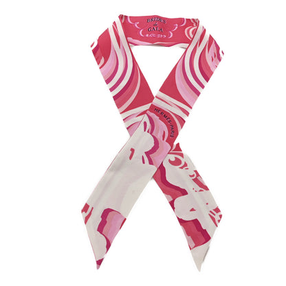 Hermes Silk Brides De Gala Shadow Twilly Rose White Fuchsia 1 of 3