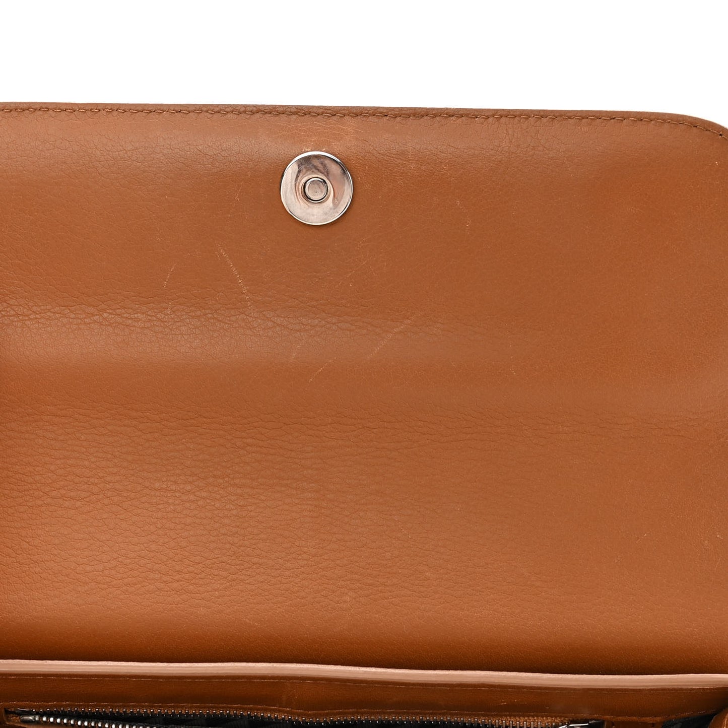Smooth Calfskin Mini PS11 Classic Shoulder Bag Caramel