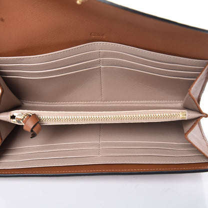 Chloe Calfskin Georgia Flap Wallet Caramel 5 of 7