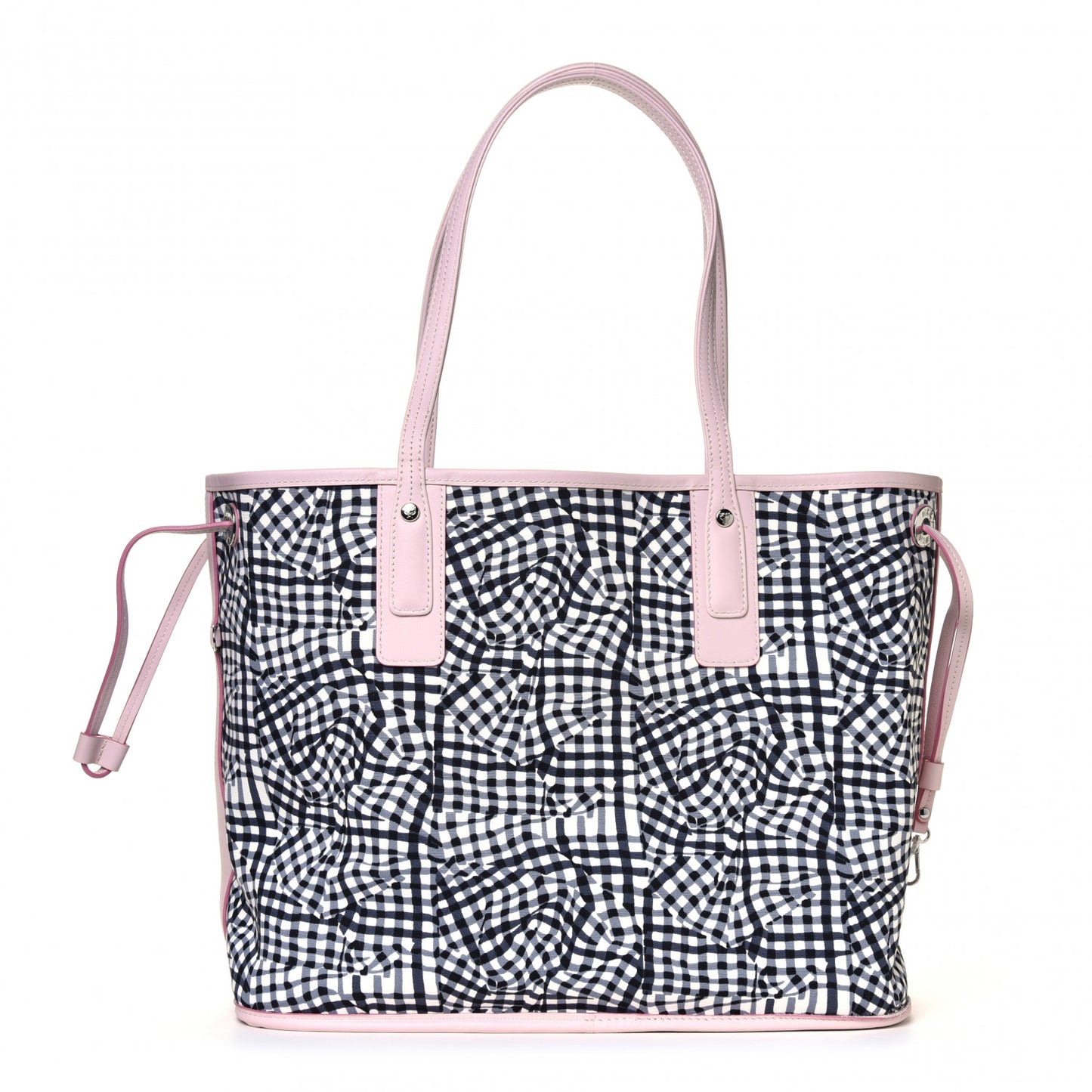 Visetos Medium Liz Reversible Shopper Tote White Soft Pink