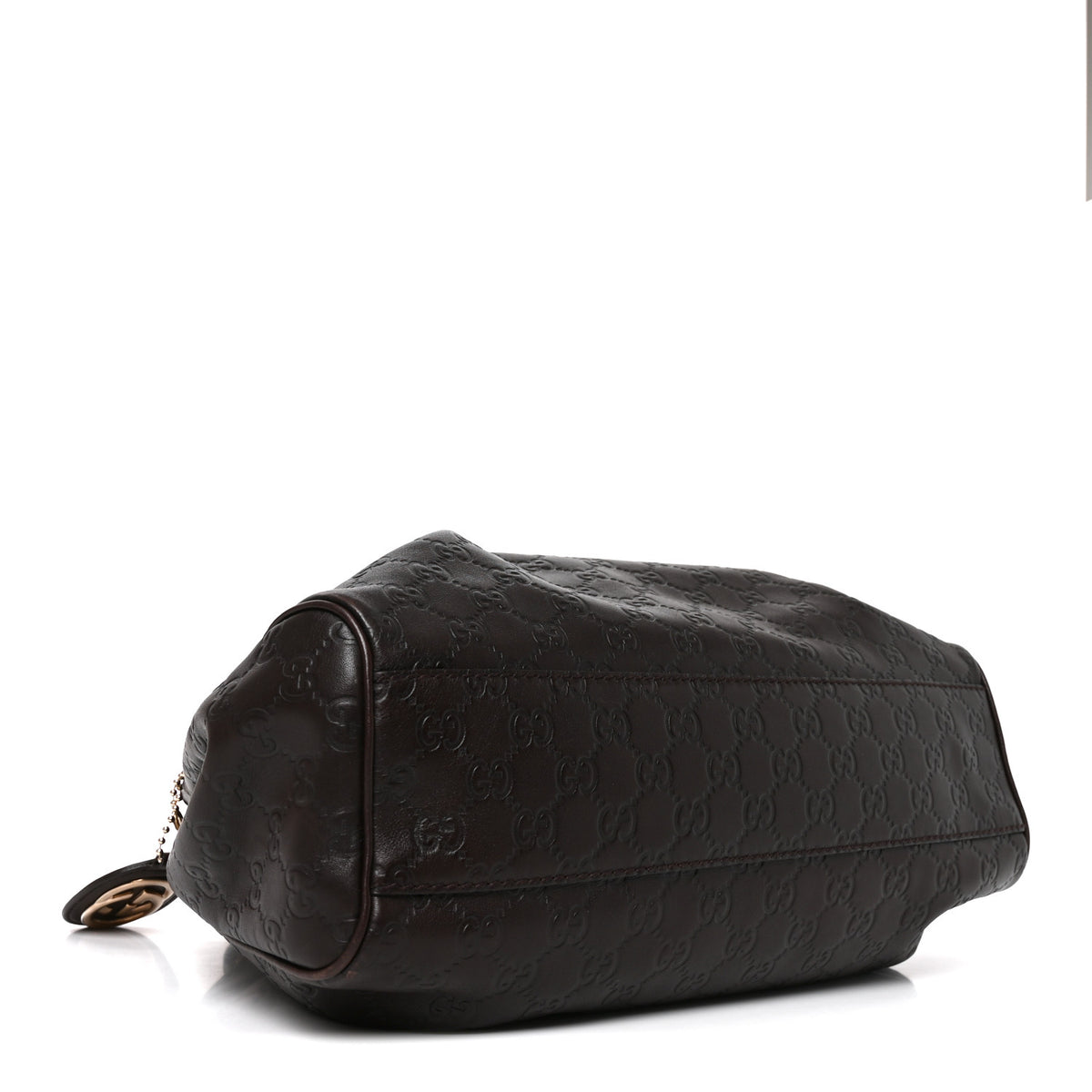 Guccissima Medium Sukey Tote Chocolate