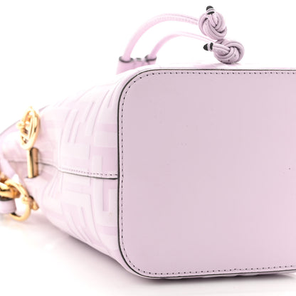 Fendi Vitello Termosport F is Fendi FF 1974 Embossed Mini Mon Tresor Bucket Bag Anemone 10 of 10