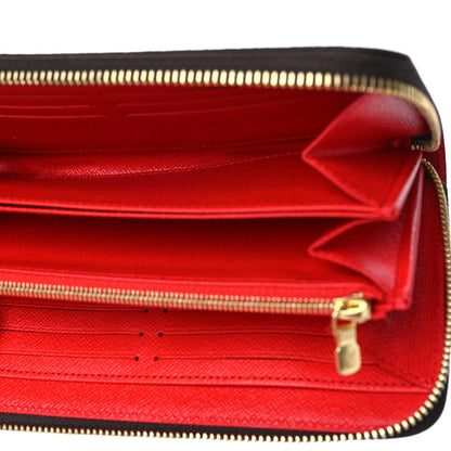 Louis Vuitton Damier Ebene 2020 Christmas Animation Bumper Cars Zippy Wallet Coquelicot 5 of 9