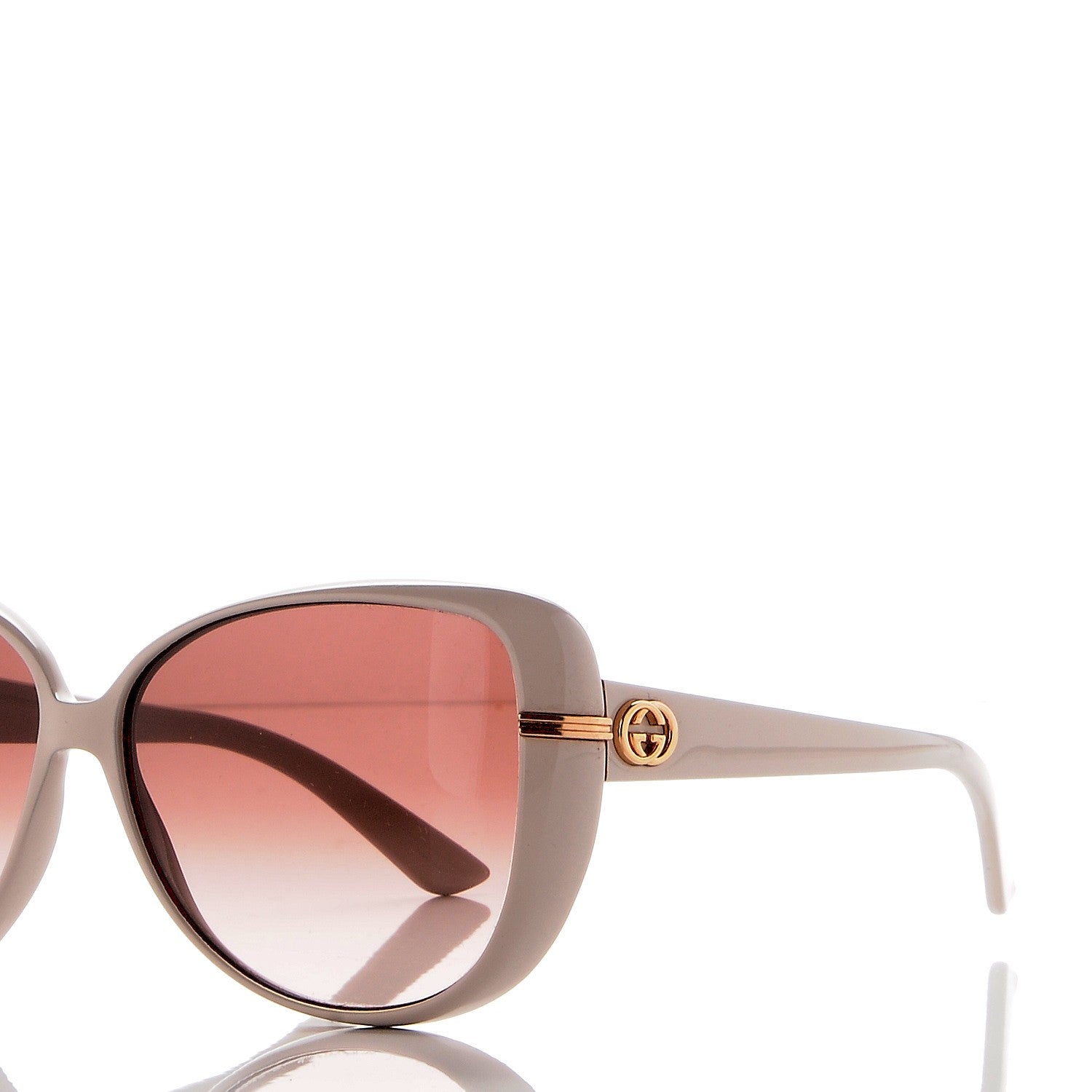 Gucci Oversized Sunglasses GG 3156/S Beige 7 of 8
