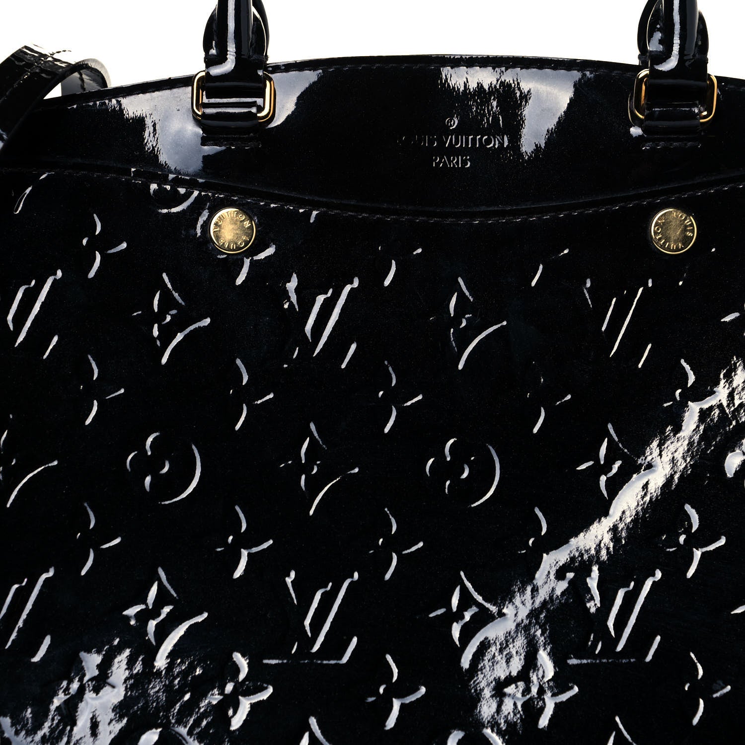 Louis Vuitton Vernis Brea MM Black 7 of 9
