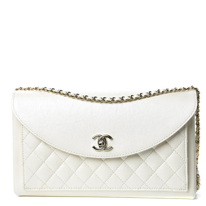 Chanel Iridescent Calfskin Smart Pocket Flap Bag White 1 of 11
