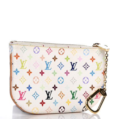 Louis Vuitton Monogram Multicolor Pochette Plate MM White 3 of 6