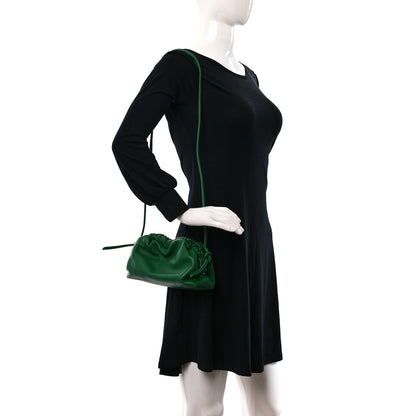 Mansur Gavriel Lambskin Mini Cloud Clutch Green 2 of 10