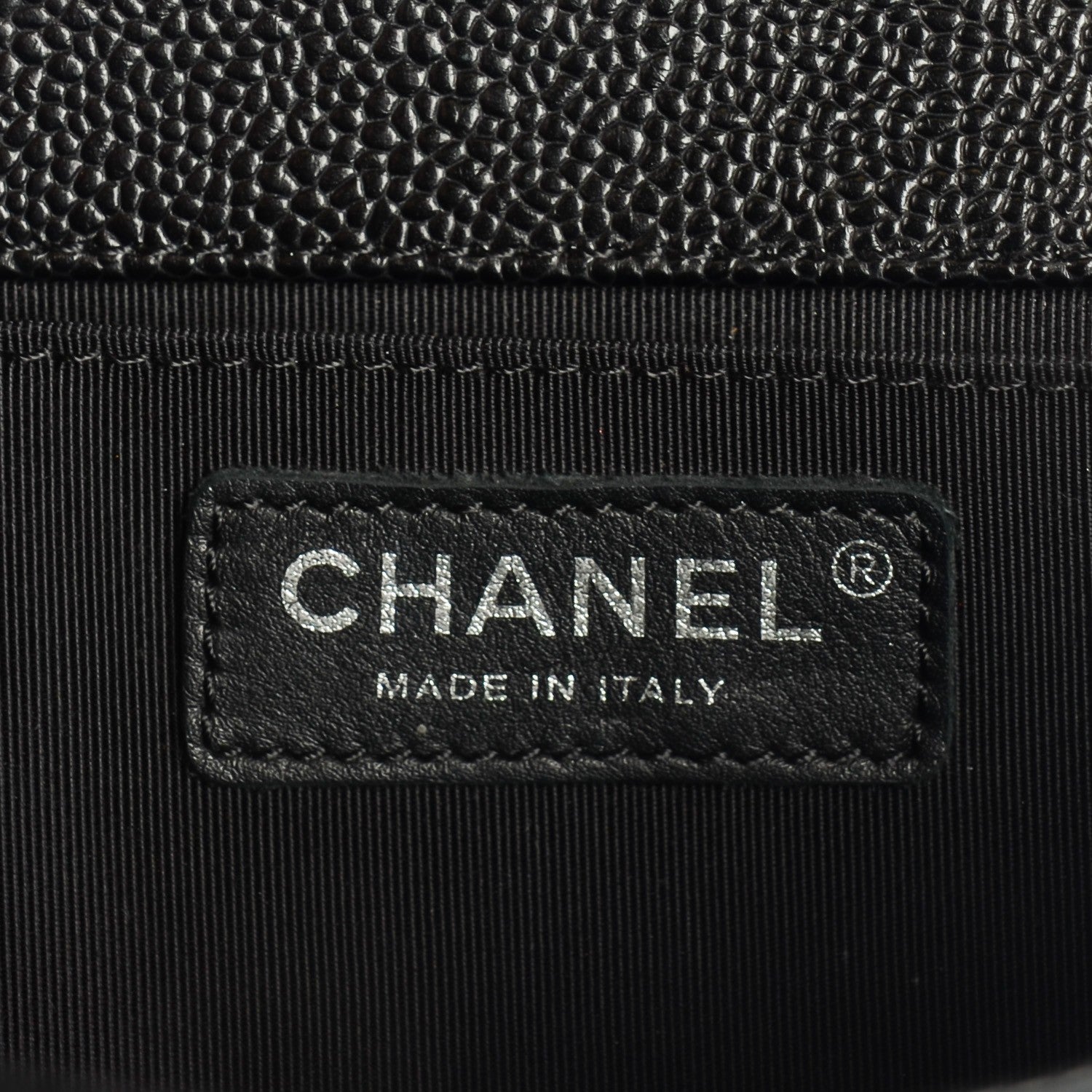 Chanel Caviar Quilted Medium Boy Flap Black 6 of 8