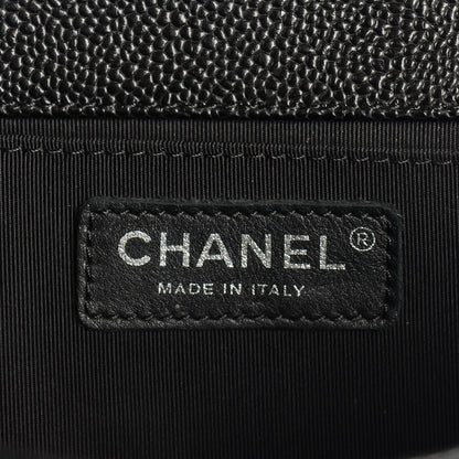 Chanel Caviar Quilted Medium Boy Flap Black 6 of 8