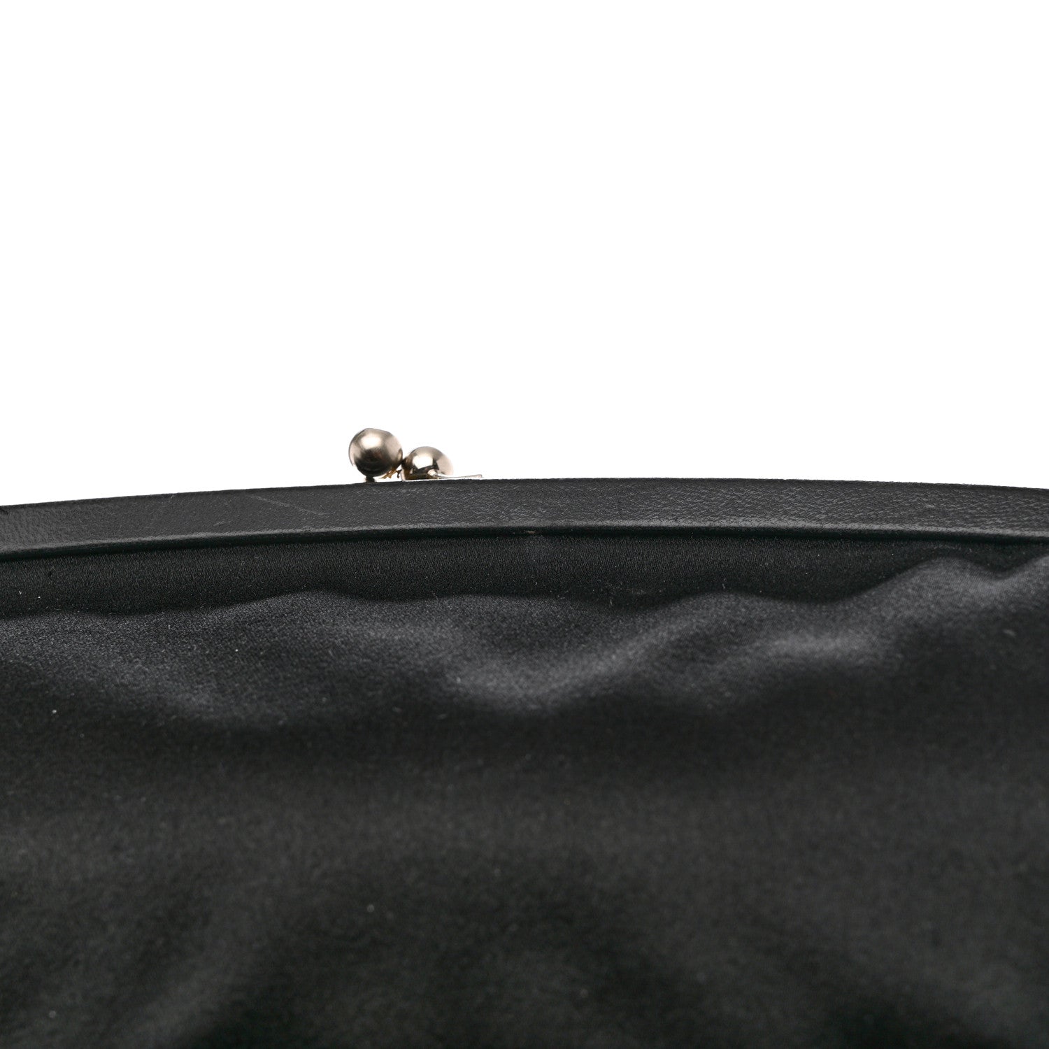Prada Tessuto Nylon Nappa Kisslock Shoulder Bag Black 14 of 14