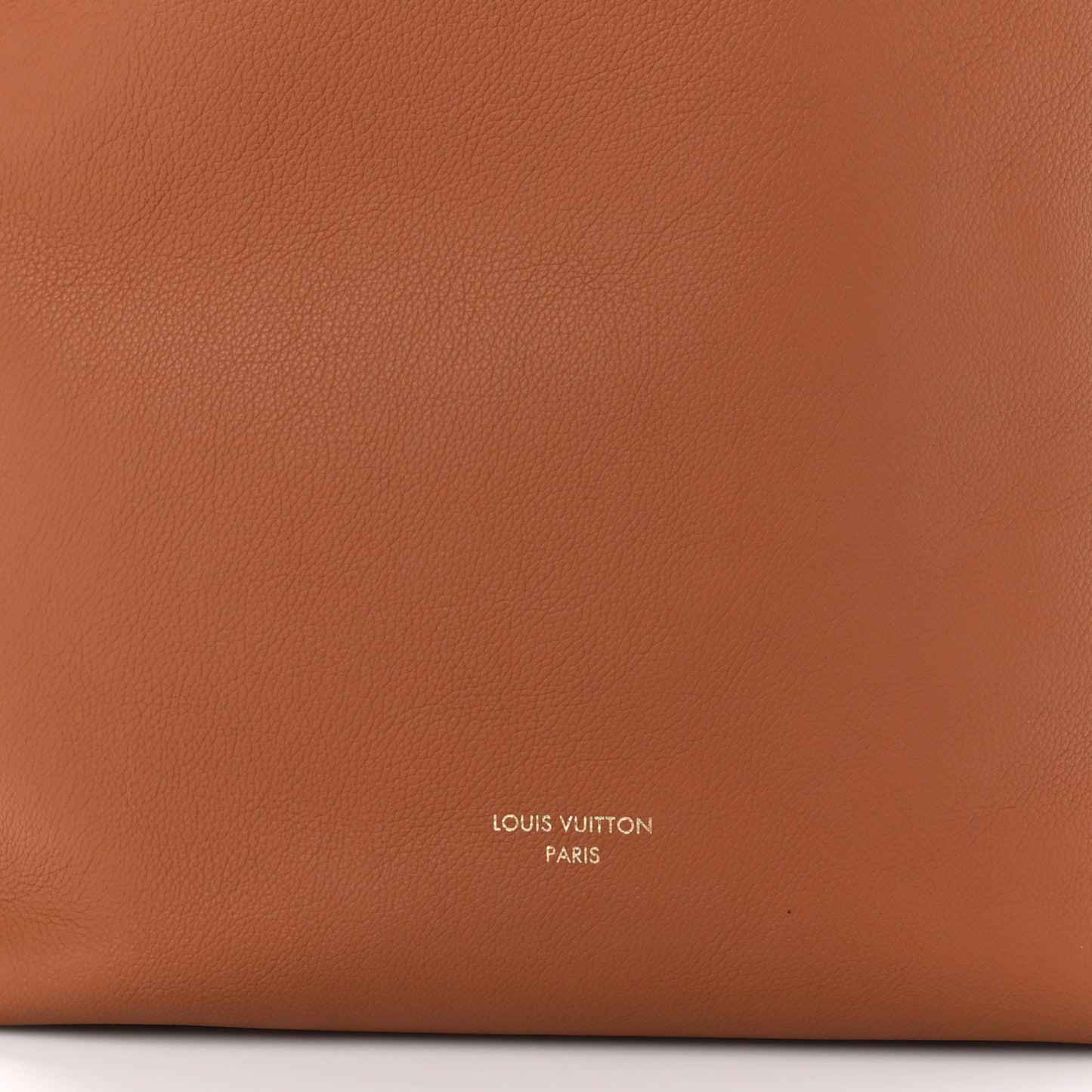 Grained Calfskin Low Key Hobo MM Cognac