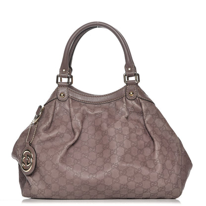 Gucci Guccissima Signature Medium Sukey Tote New Mauve 1 of 16