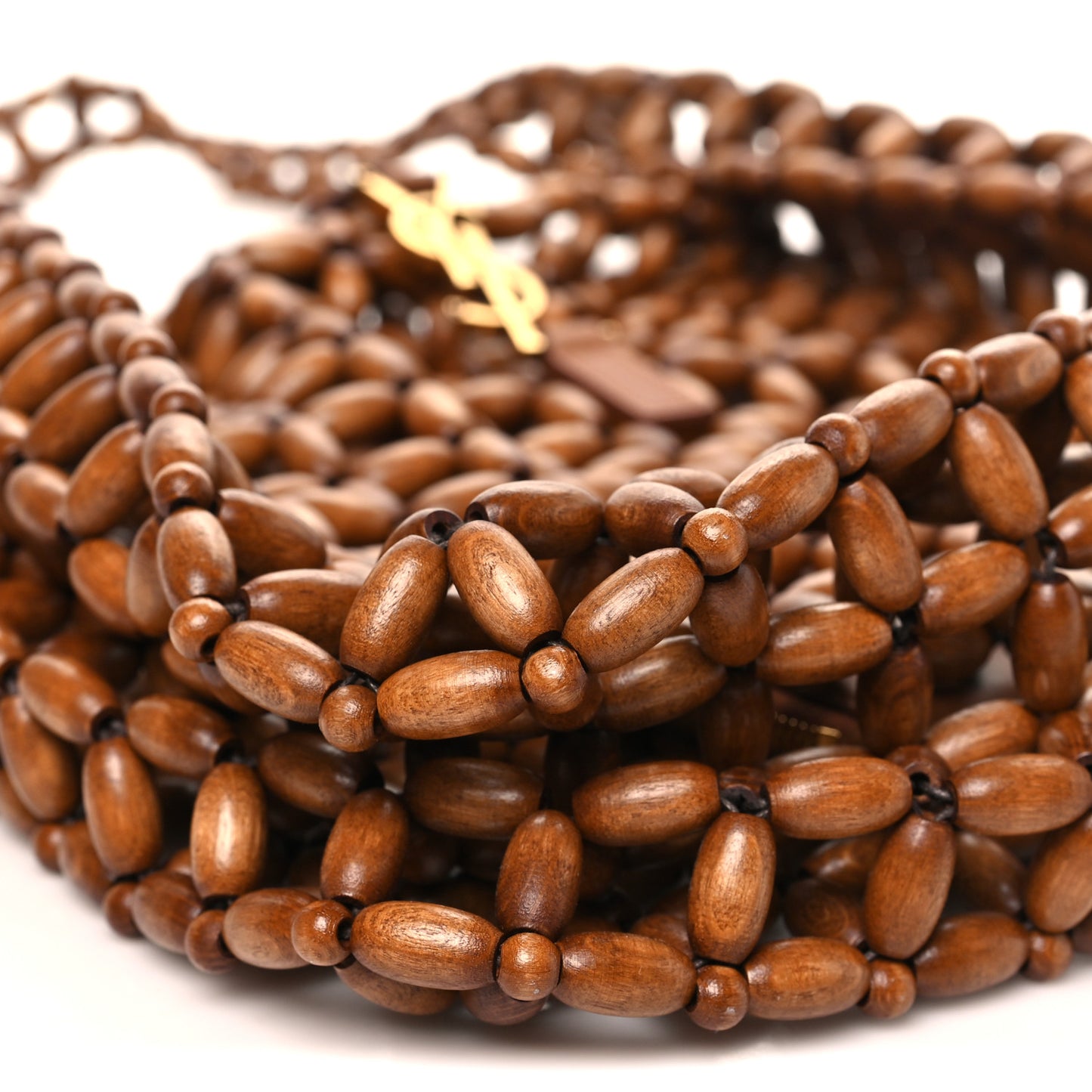 Wood Bead Large Le 5 A 7 Soft Hobo Light Wood