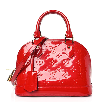 Louis Vuitton Vernis Alma BB Cherry 1 of 8