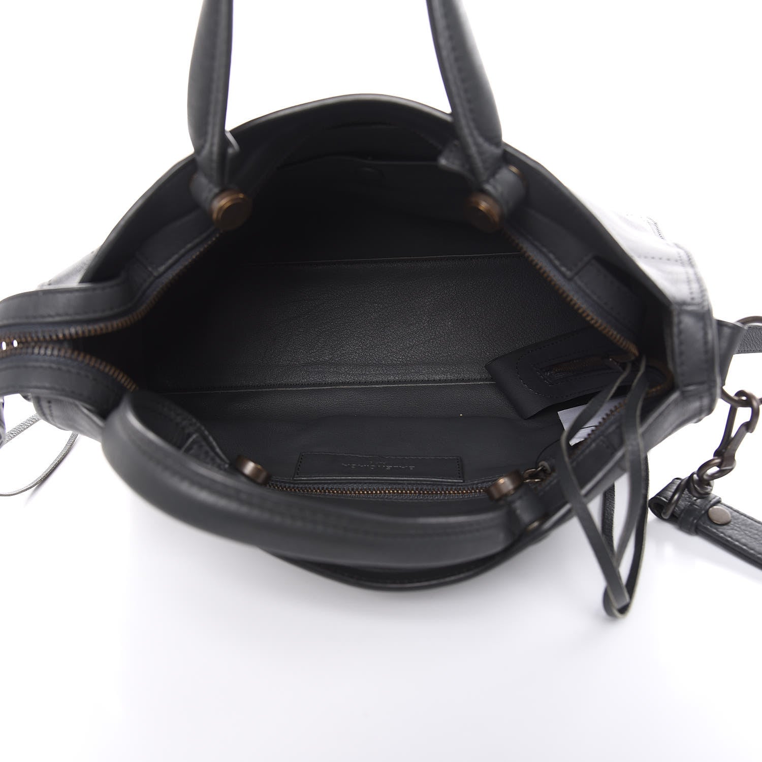 Balenciaga Veau Soyeux Perforated Blackout Hardware S City Gris Fossile 5 of 13