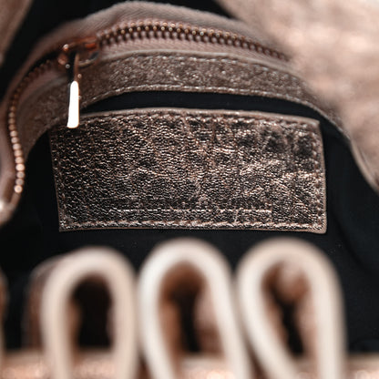 Alexander Wang Metallic Pebbled Lambskin Diego Bucket Bag Rose Gold 6 of 13