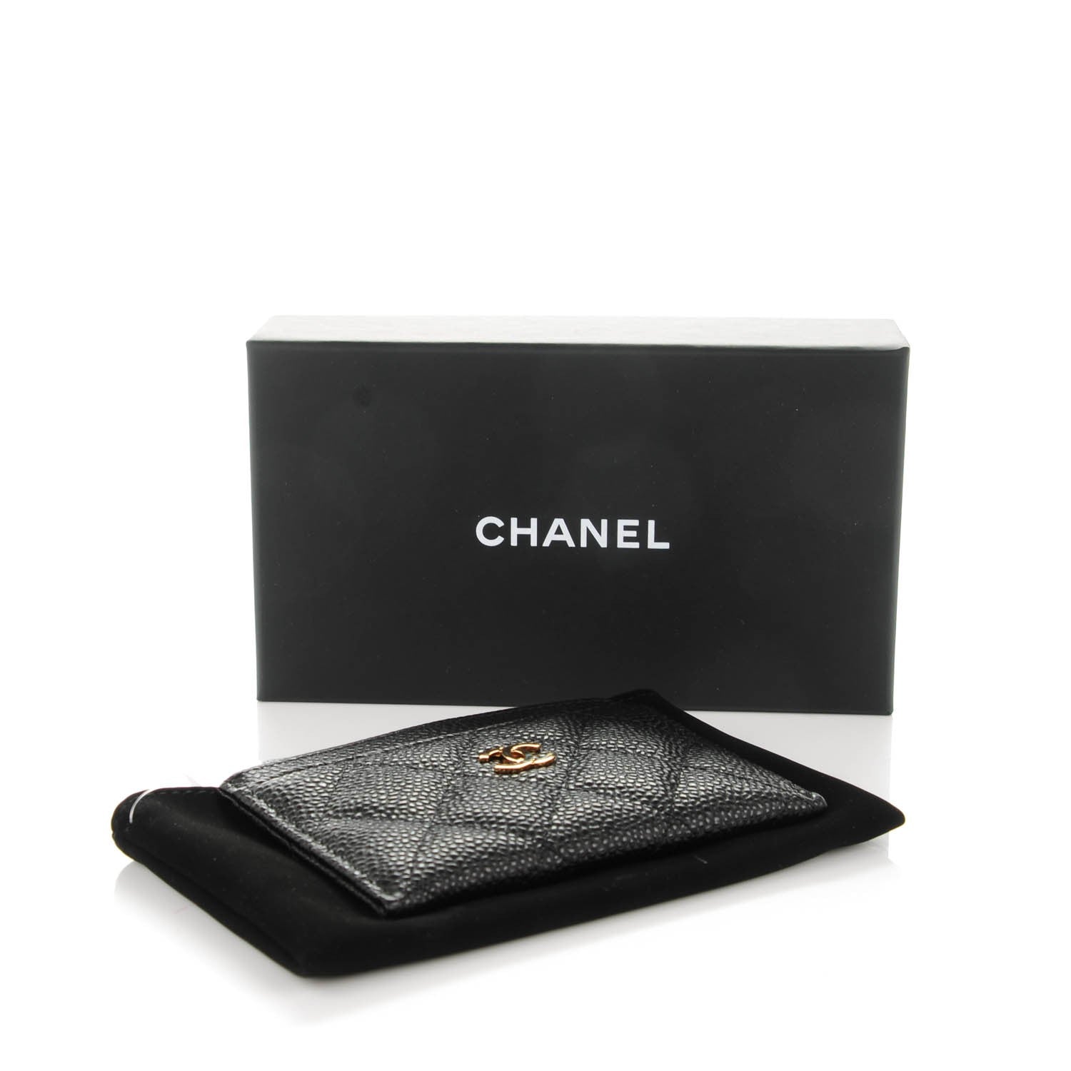 Chanel Caviar Quilted Card Holder Black 4 of 8