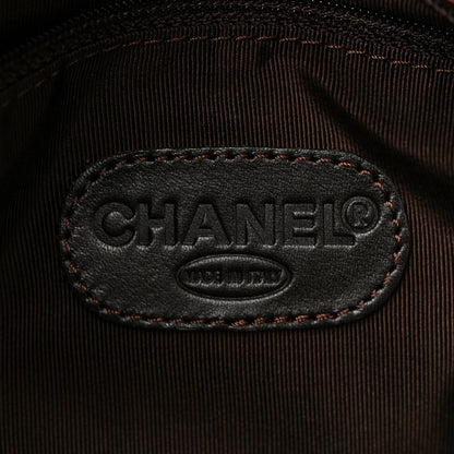 Chanel Lambskin Logo Messenger Flap Brown 6 of 15