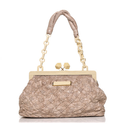 Louis Vuitton Lambskin Olympe Nimbus Cirrus Ecru 1 of 6