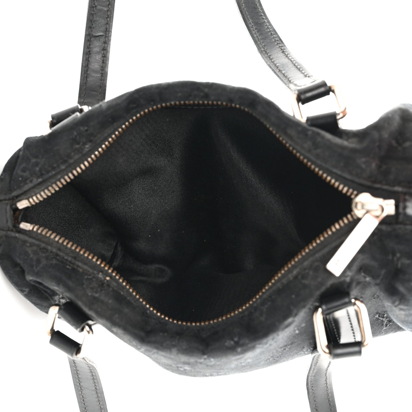 Satin Monogram Mini Papillon Black
