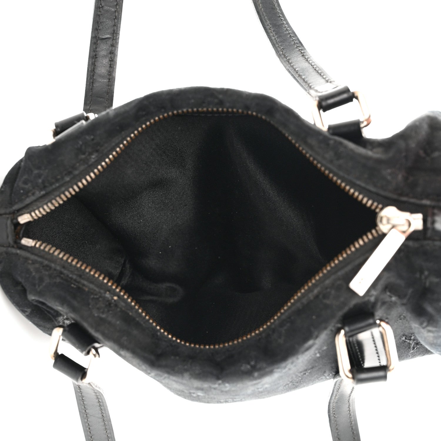 Louis Vuitton Satin Monogram Mini Papillon Black 5 of 9