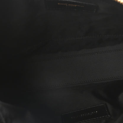 Saint Laurent Lambskin Quilted Gaby Cosmetic Pouch Black 5 of 10