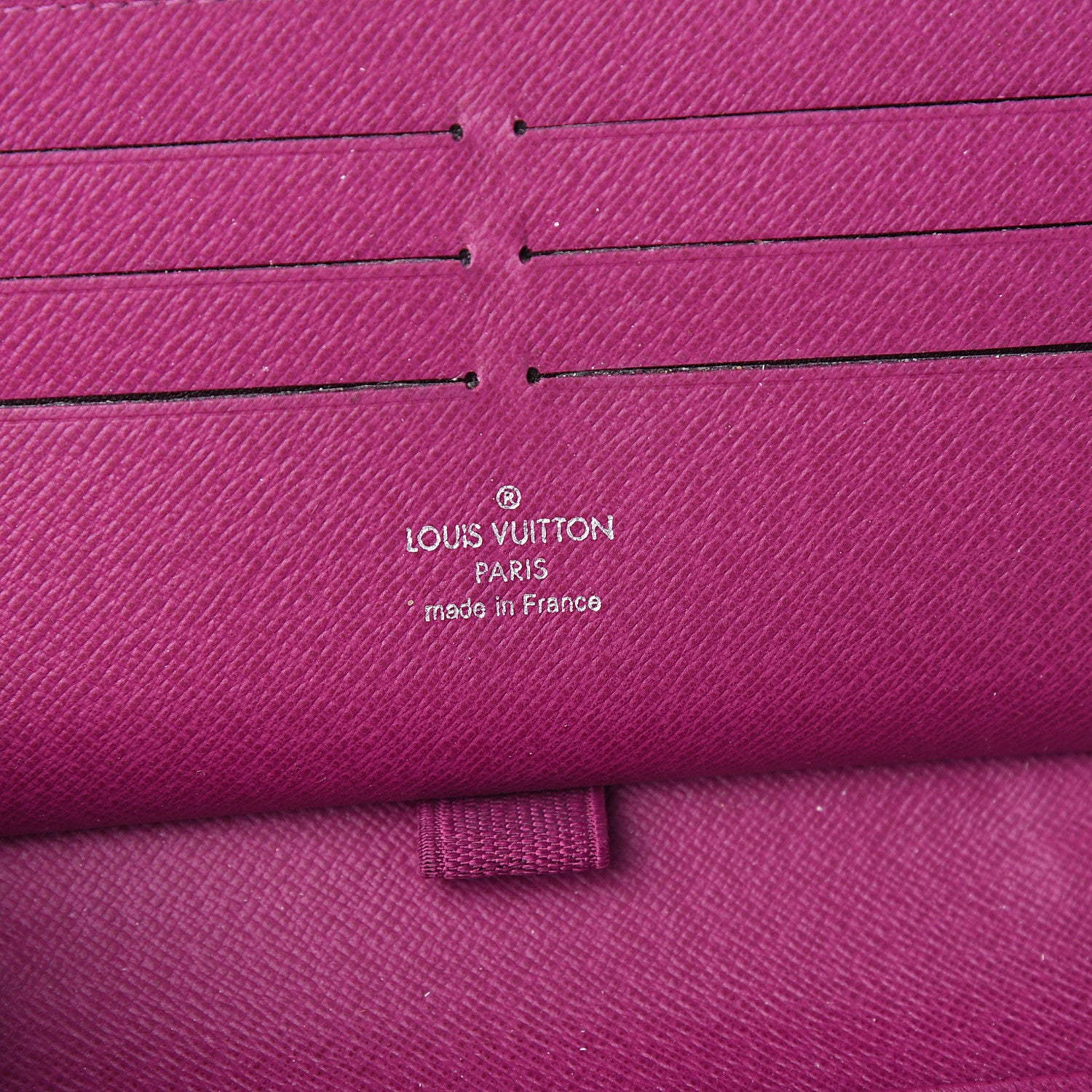 Louis Vuitton Epi Zippy Organizer Wallet Cassis 5 of 5