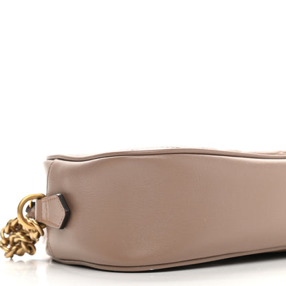 Gucci Calfskin Matelasse Small GG Marmont Chain Shoulder Bag Porcelain Rose 8 of 12