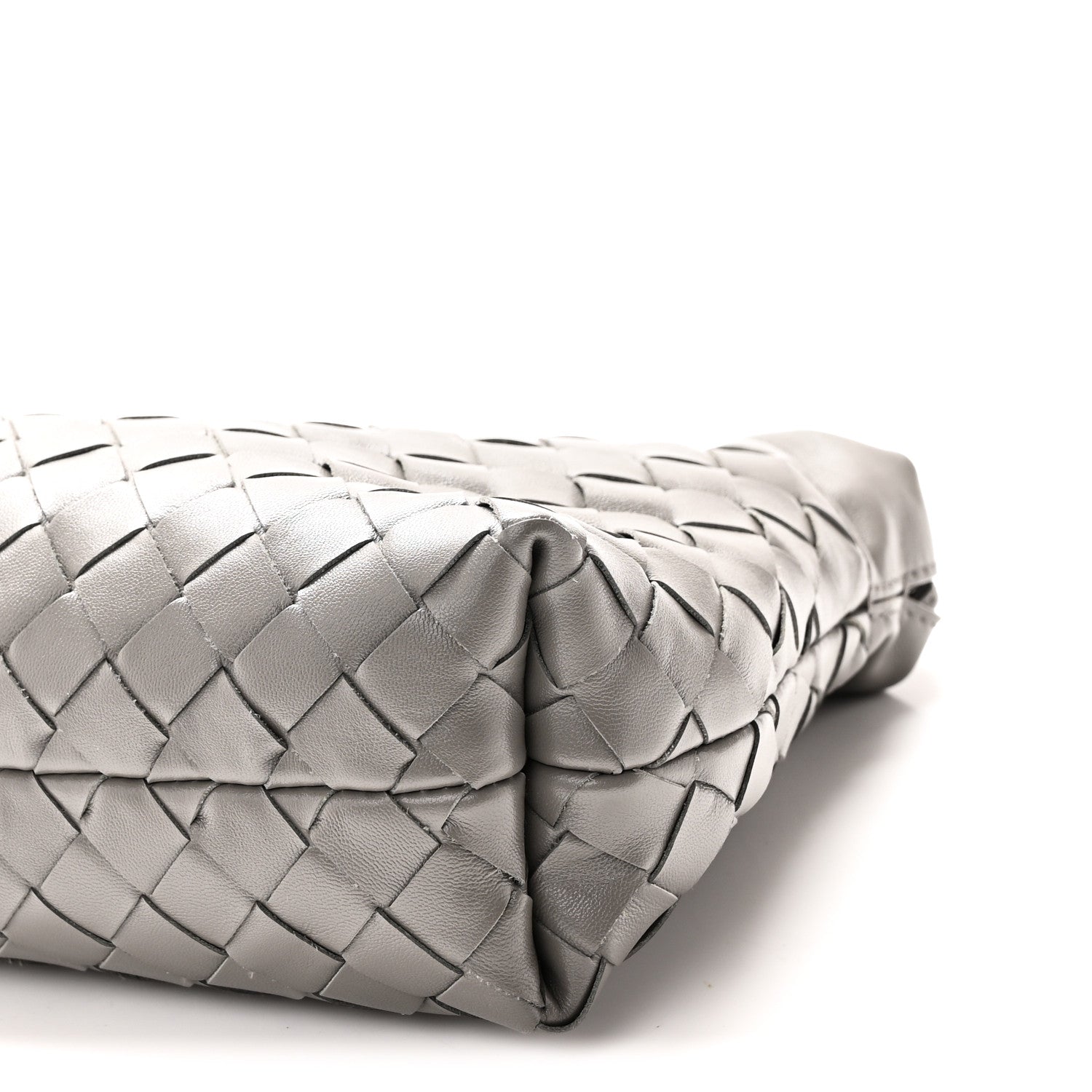 Bottega Veneta Nappa Intrecciato Dustbag Notte Shoulder Bag Basalt 9 of 9
