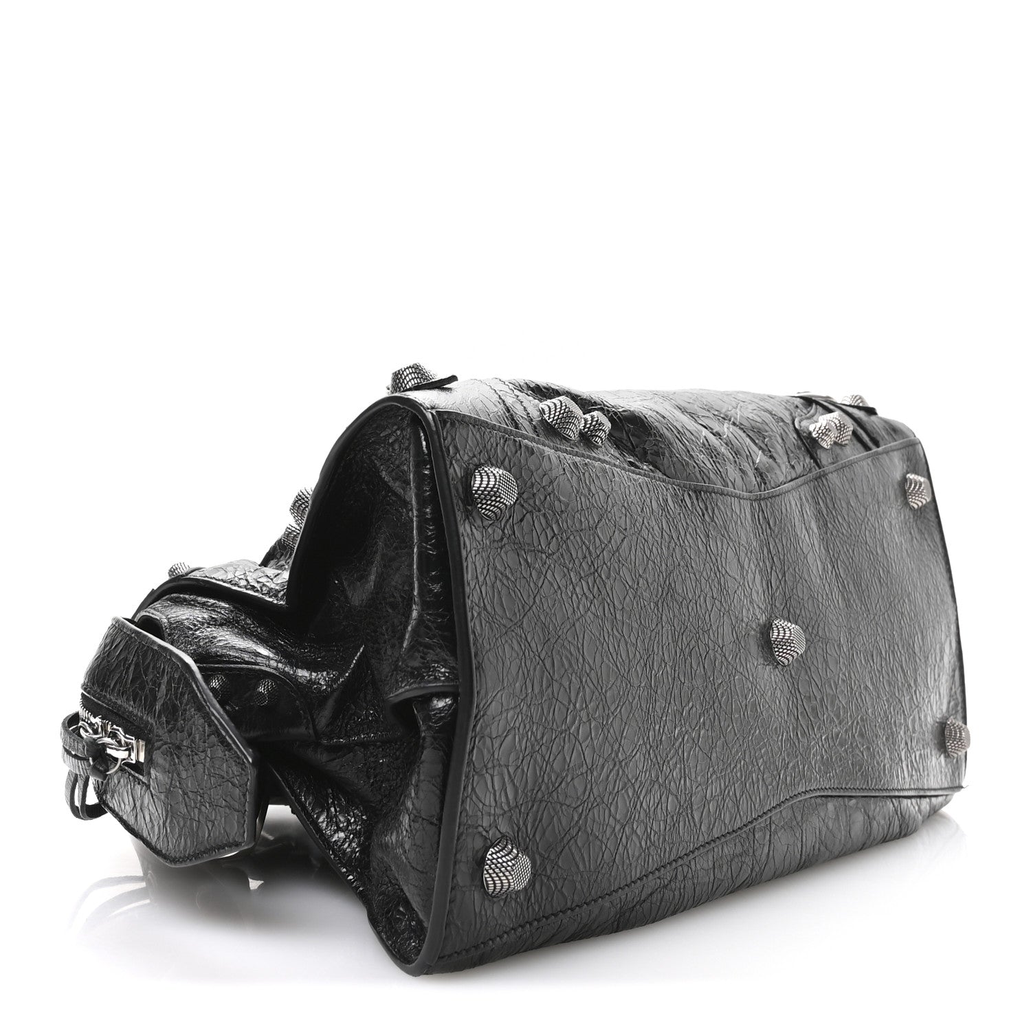 Balenciaga Agneau Arena Neo Cagole City Handbag Black 1749647
