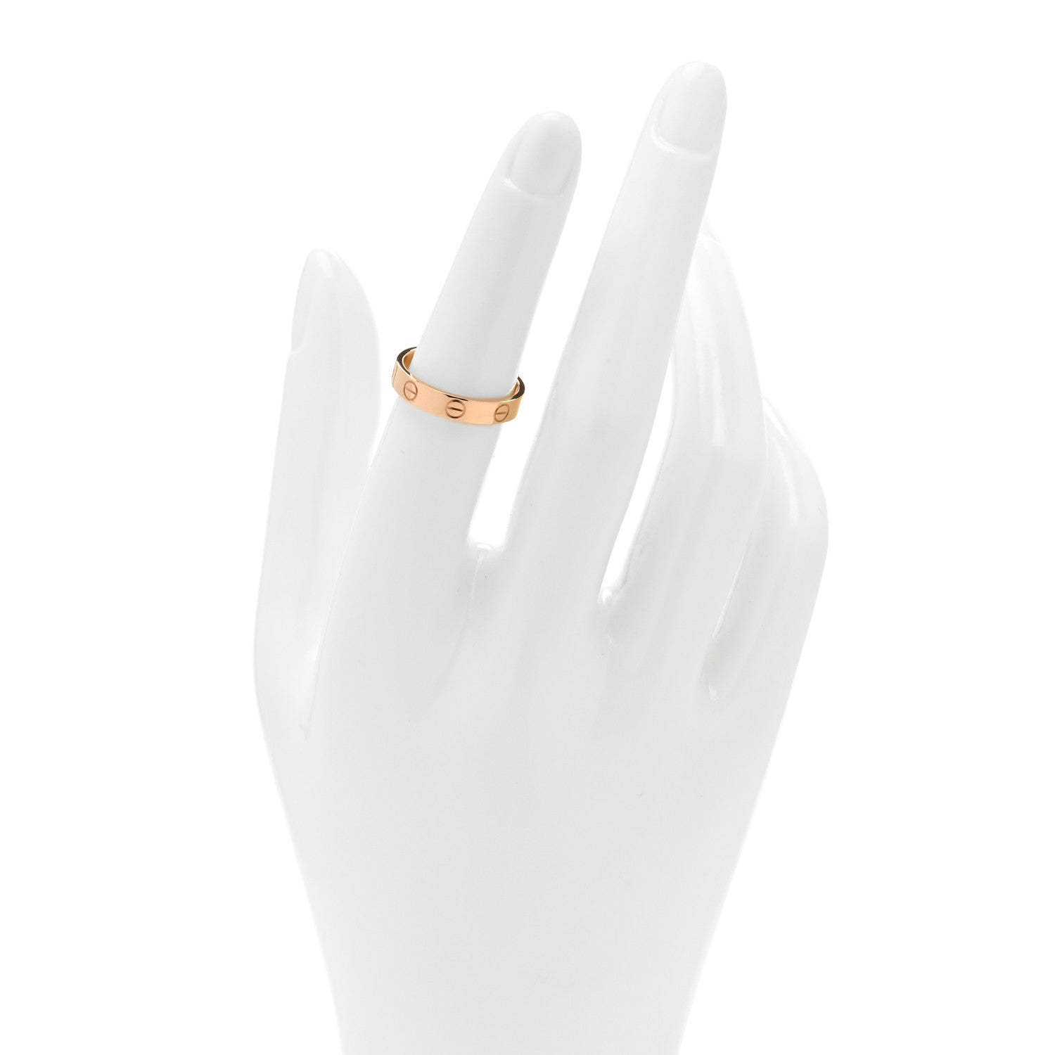 Cartier 18K Pink Gold 3.5mm LOVE Wedding Band Ring 52 6 2 of 5