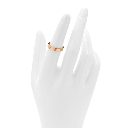 Cartier 18K Pink Gold 3.5mm LOVE Wedding Band Ring 52 6 2 of 5