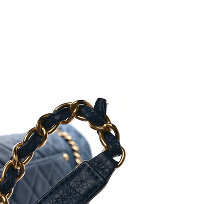 Chanel Calfskin Quilted XXL Travel Flap Bag Navy 9 of 9
