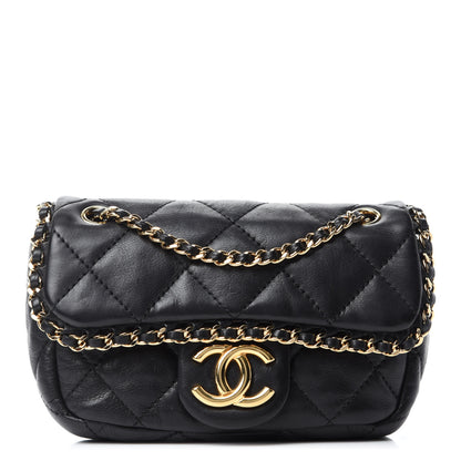Chanel Calfskin Mini Chain Me Flap Black 1 of 10
