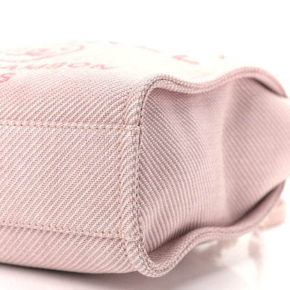 Chanel Mixed Fibers Calfskin Mini Deauville Tote Rose Pink 9 of 9