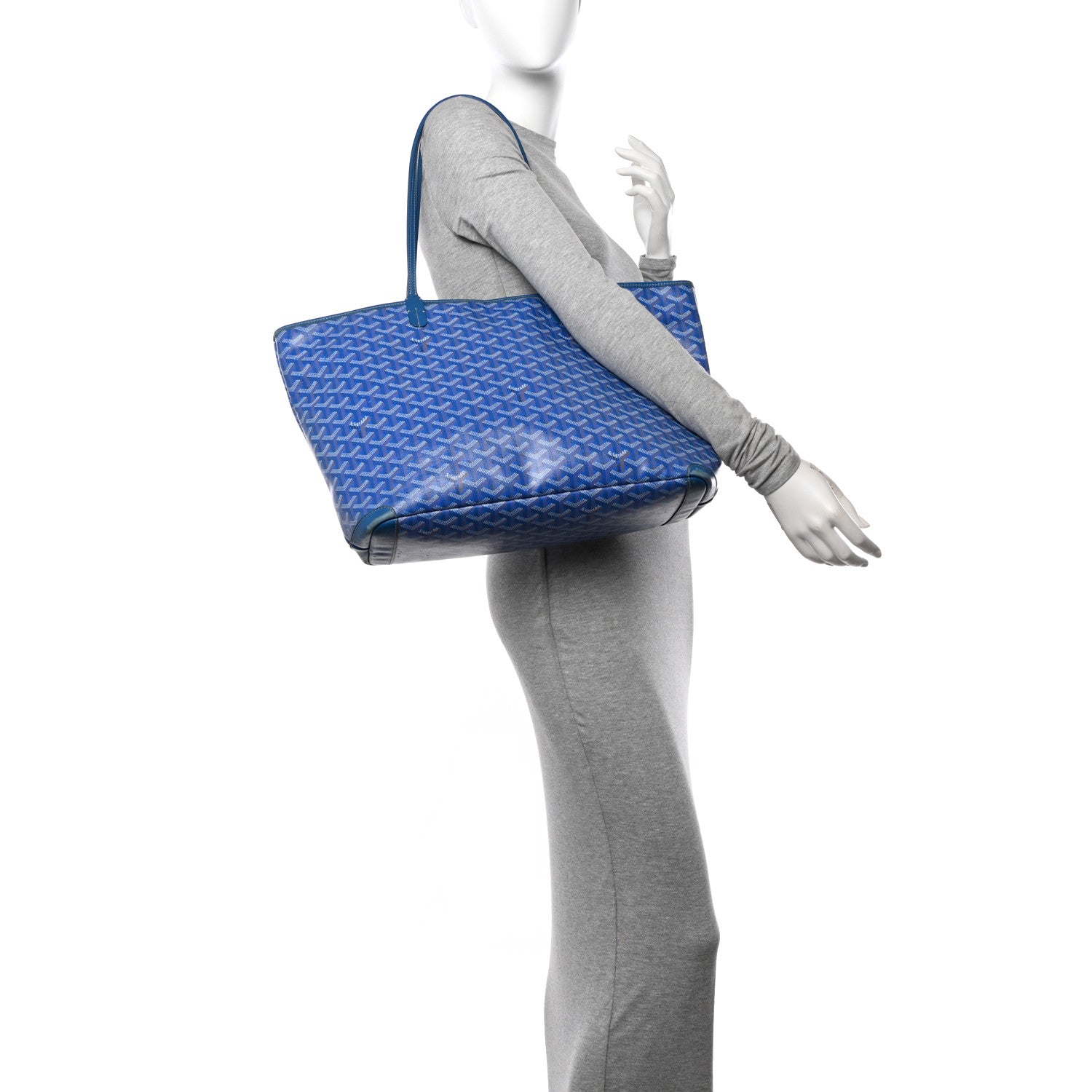 Goyard Goyardine Artois MM Blue 2 of 15