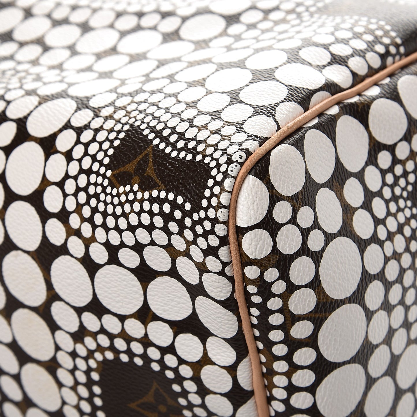 Monogram Kusama Town Speedy 30 White