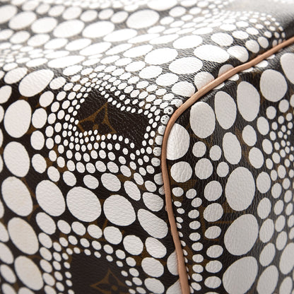 Louis Vuitton Monogram Kusama Town Speedy 30 White 9 of 11