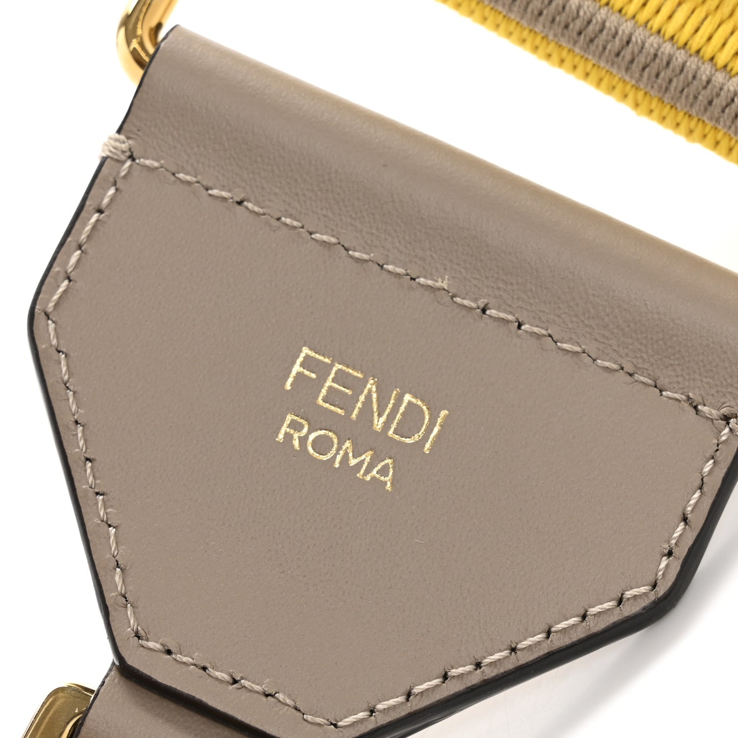 Ribbon Vitello King FF 1974 Adjustable Strap You Tortora Senape