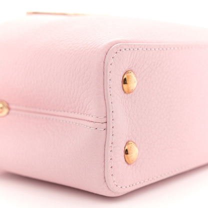 Louis Vuitton Taurillon Marble Capucines Mini Pink 8 of 9