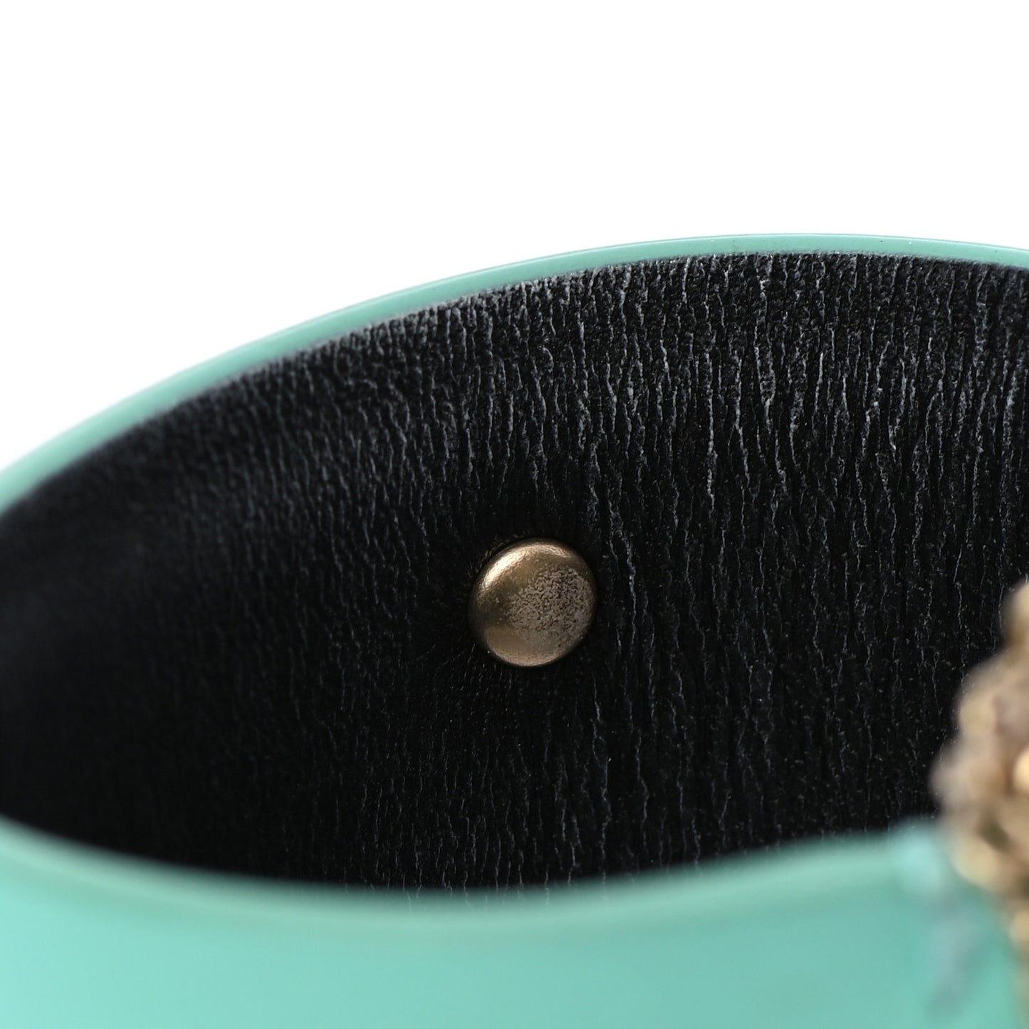 Calfskin CC Wide Cuff S Light Green