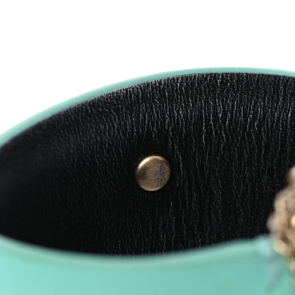 Chanel Calfskin CC Wide Cuff S Light Green 4 of 6