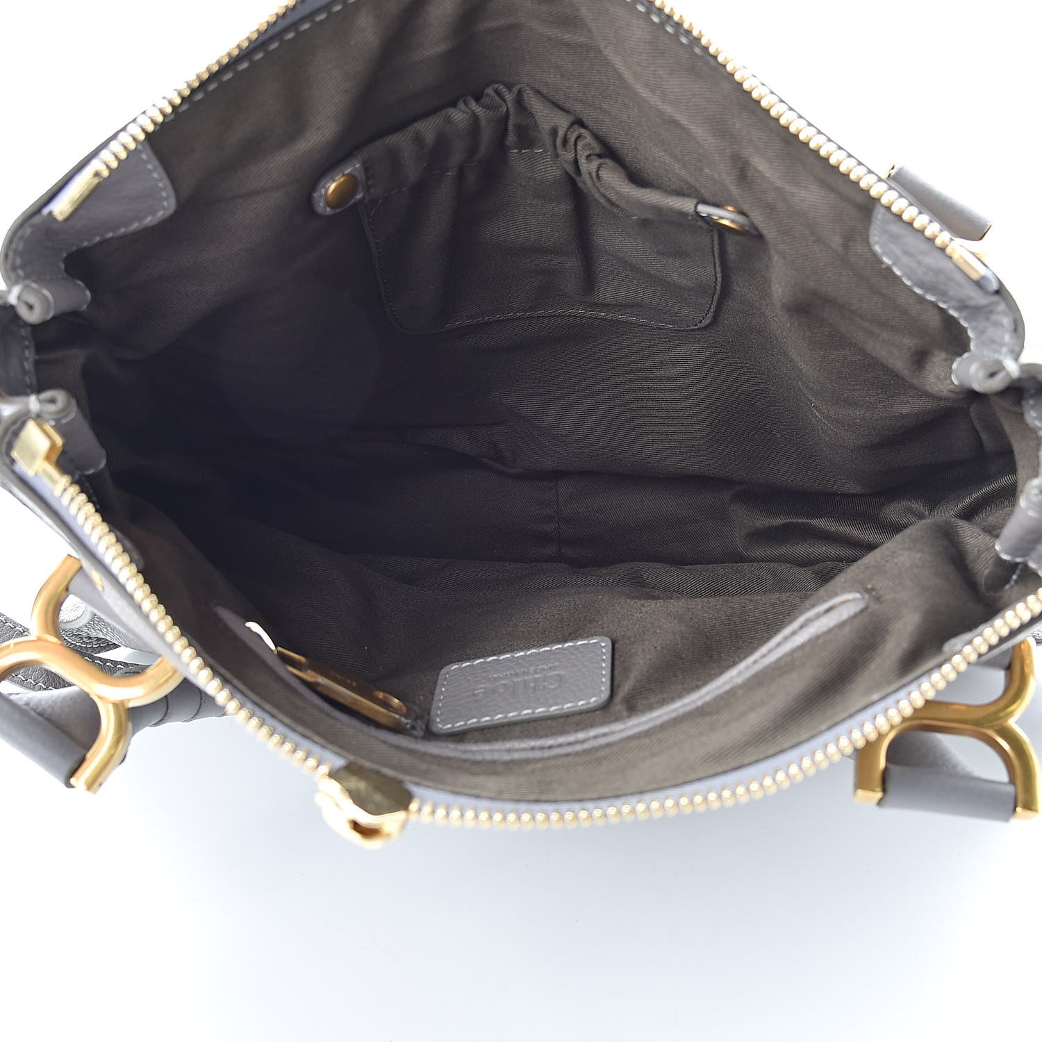 Chloe Calfskin Medium Marcie Satchel Cashmere Grey 5 of 13