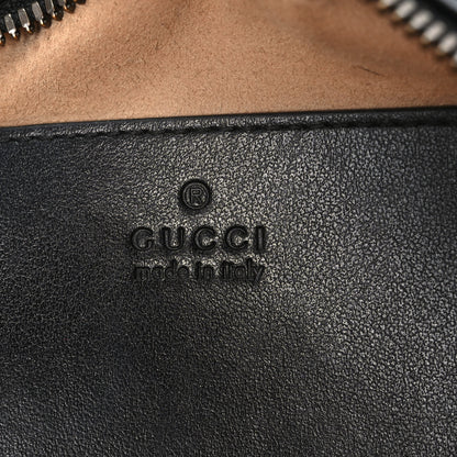 Gucci Calfskin Matelasse Small GG Marmont Chain Shoulder Bag Black 5 of 9