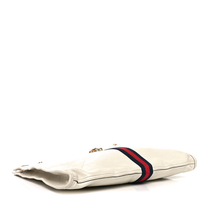 Gucci Calfskin Large Rajah Chain Tote White 3 of 9