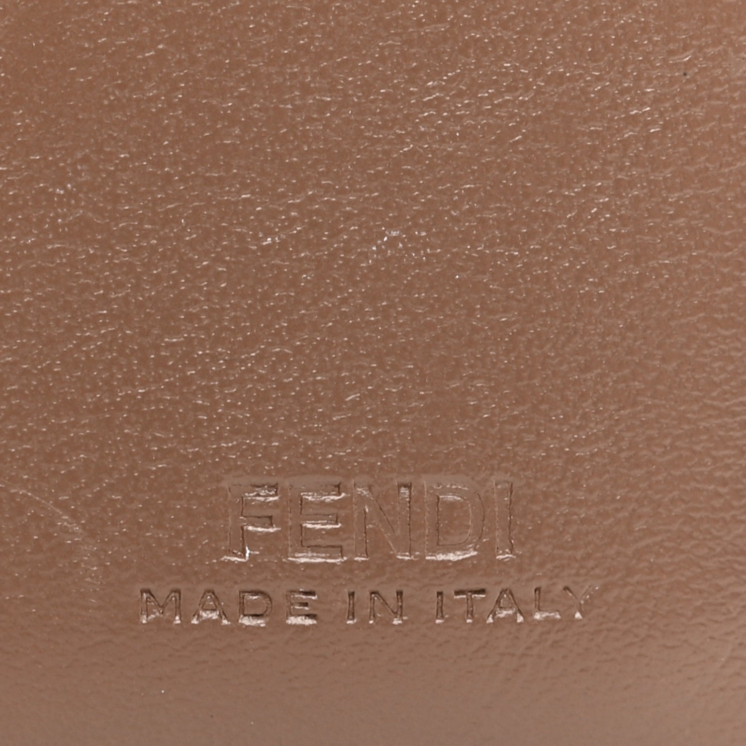 Fendi Vitello Soft F is Fendi Bi-Color FF 1974 Embossed Compact Wallet Maya Black 7 of 8