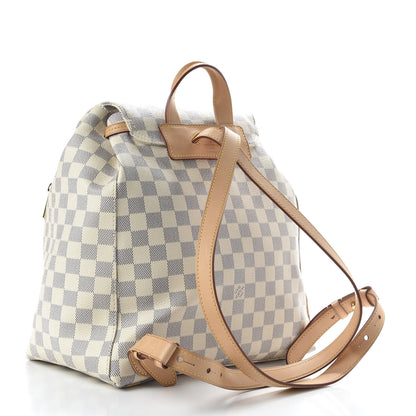 Louis Vuitton Damier Azur Sperone Backpack 2 of 9