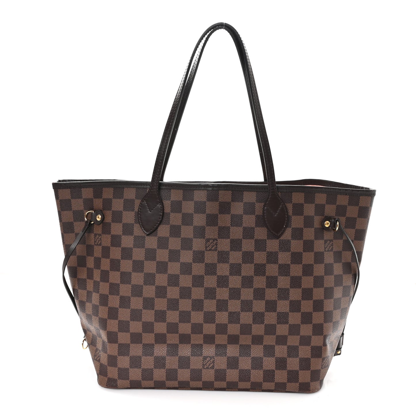 Damier Ebene Neo Neverfull MM Rose Ballerine