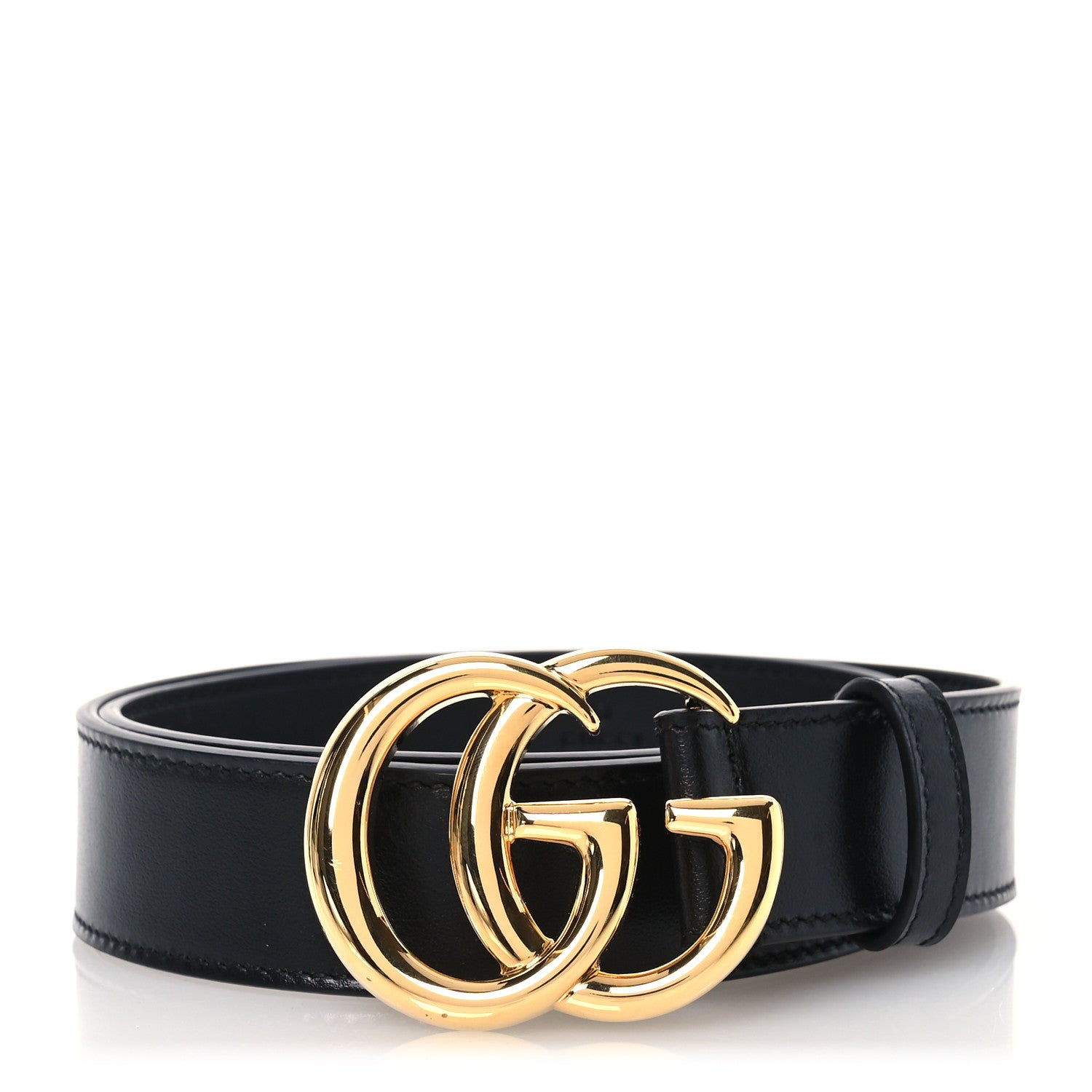 Gucci Calfskin Double G 30mm Belt 75 30 Black 1 of 7